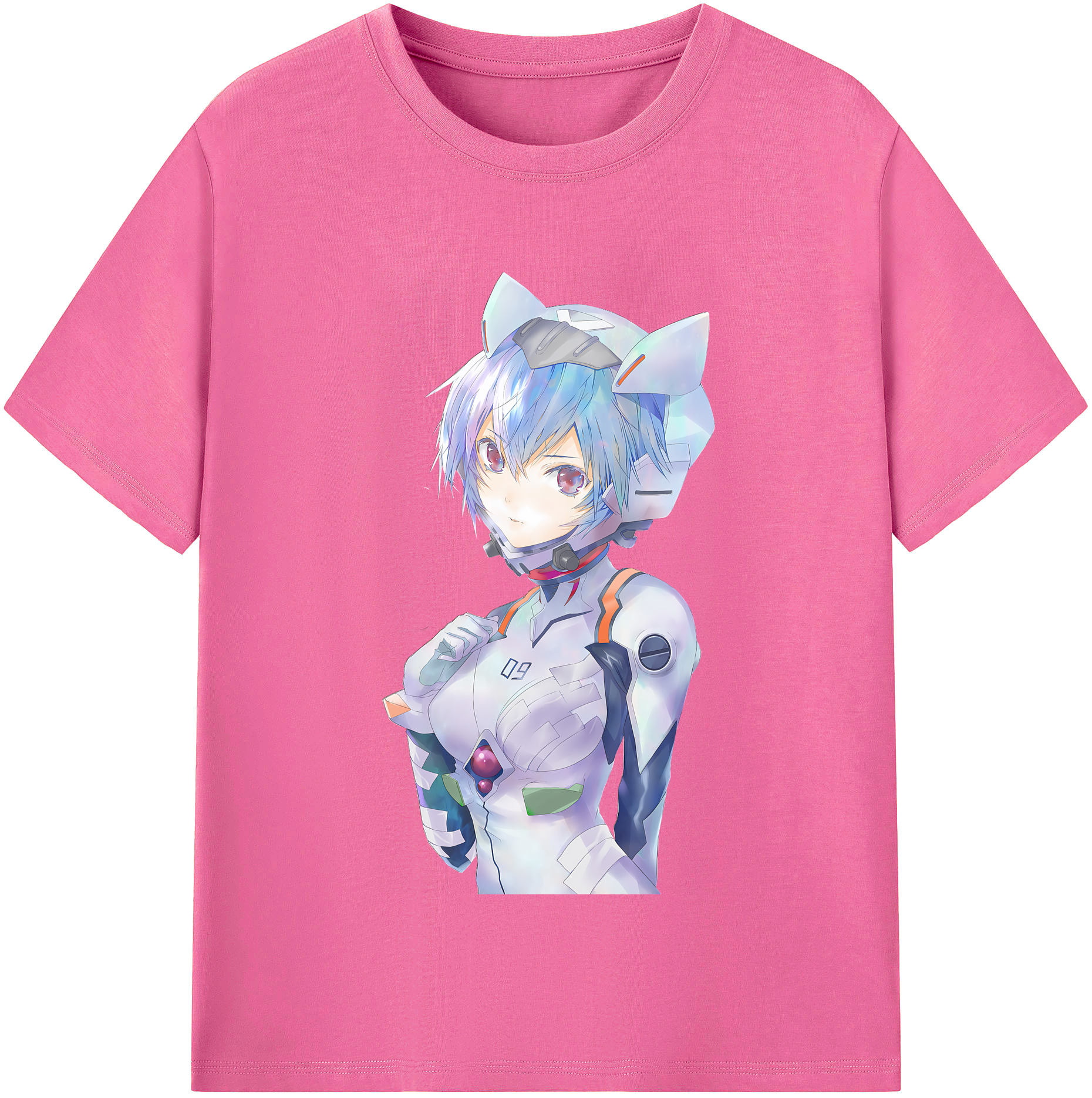 （画像用） EVA 新世紀エヴァンゲリオン レディースカジュアルプリントTシャツ（綿100％）